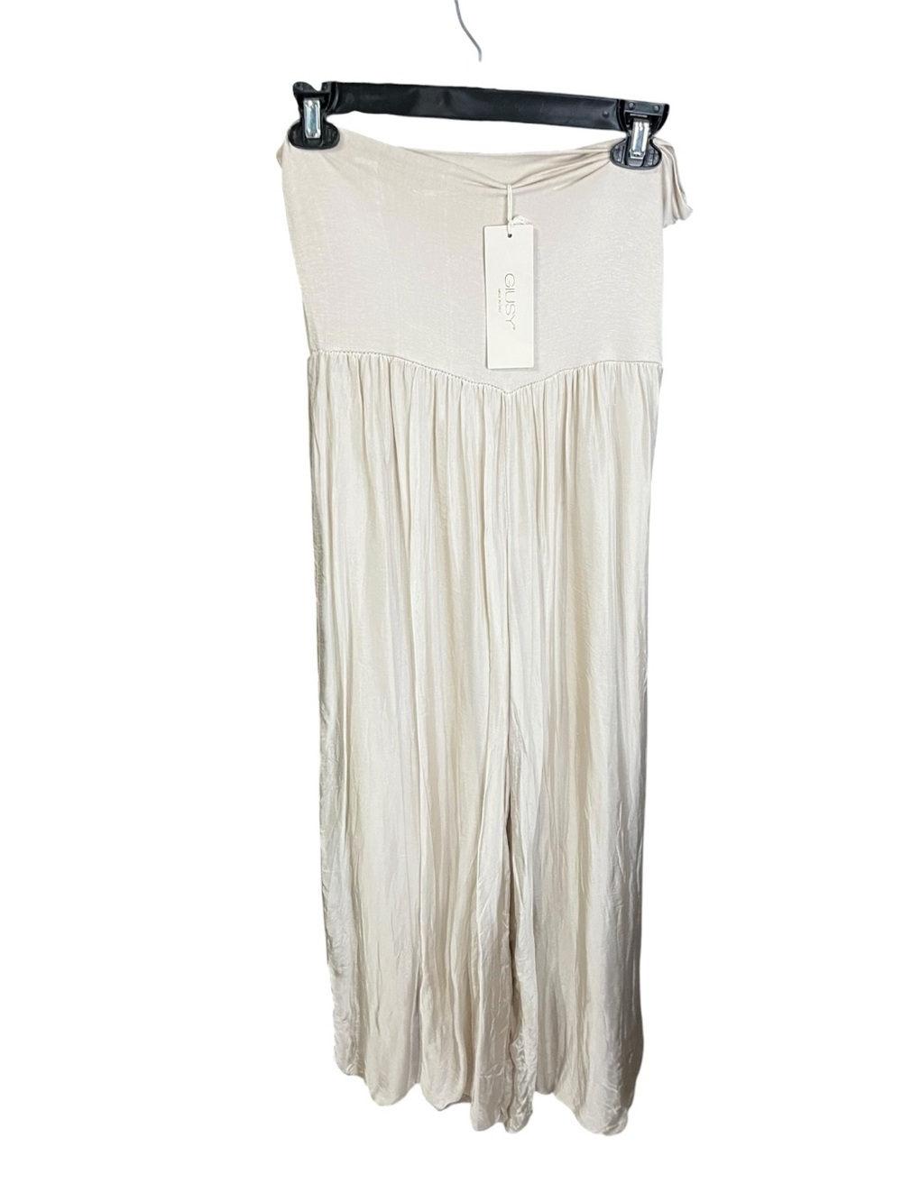 Guisy Made in Italy Silk Blend Wide Leg Pants
